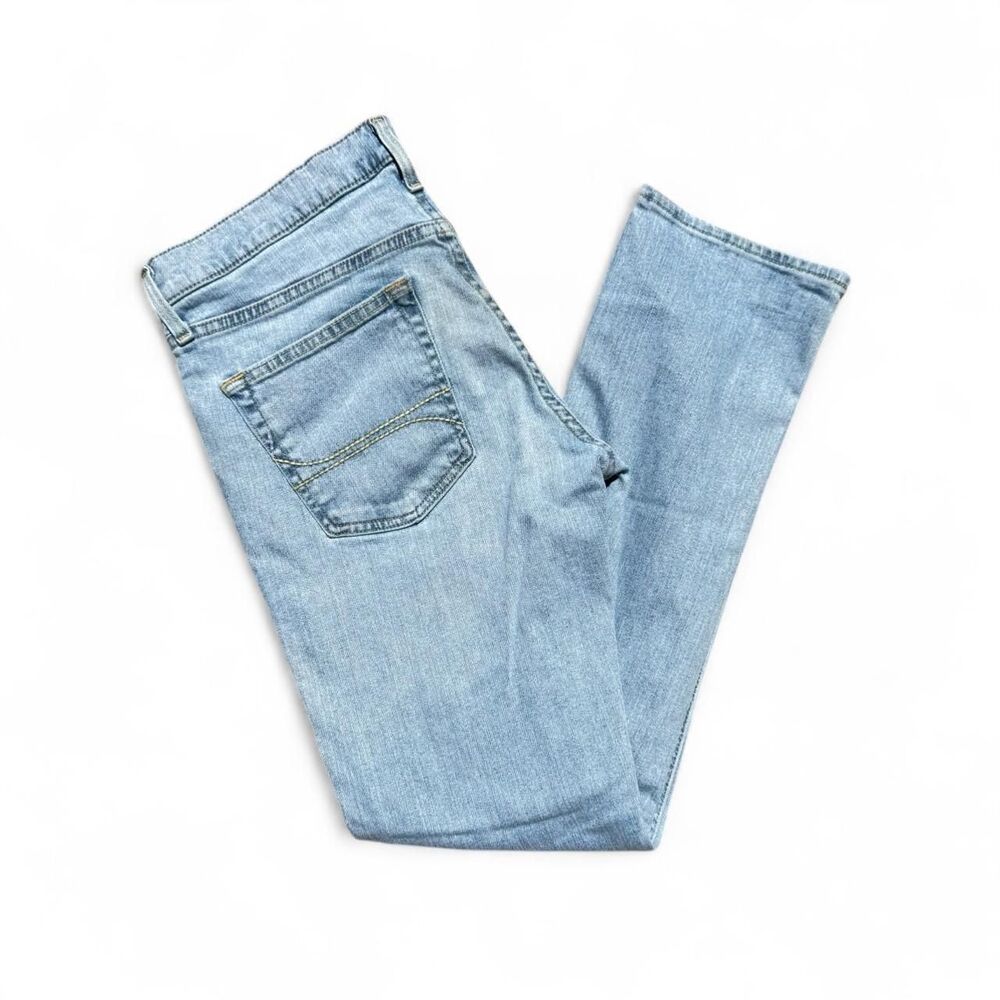 Hollister Women's Skinny Jeans 32x30 Blue Light Wash Preppy Hipster Indie Emo